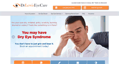 Desktop Screenshot of drlewiseyecare.com